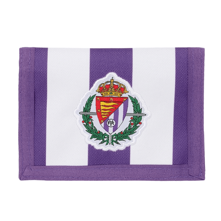 Safta Real Valladolid Billetera - Cabecera para Colgar - Cierre con Velcro - Compartimentos Internos - Bolsillo para Monedas - 125x10x95mm - Color Mor 1
