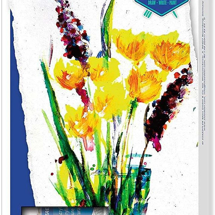 Staedtler 8500 Pack de 12 Tubos de Pintura Acrilica - Facil de Mezclar - Para Amplia Variedad de Superficies - Colores Surtidos 1