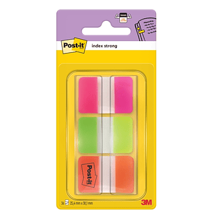 Post-It Index Dispensador con 36 Marcadores Reposicionables - Forma Rectangular - Colores Surtidos