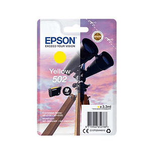 Epson 502 Amarillo Cartucho de Tinta Original - C13T02V44010