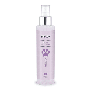 Prady Perfume Para Mascota Relax - Frasco de 150 ml - Spray Pulverizador