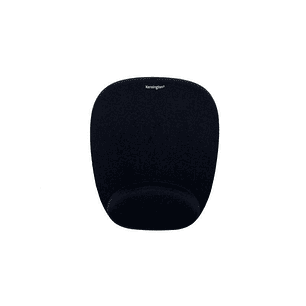 Kensington Alfombrilla con Reposamuñecas de Espuma - Medidas 330x238x35mm - Acabado en Tela Suave - Color Negro