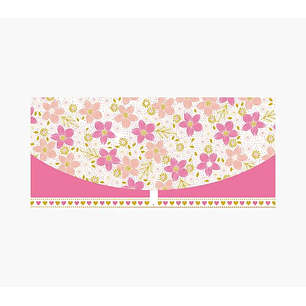 Pictura Tarjeta Money Cards - Tarjeta de Regalo Tipo Sobre - 21.3x9.6cm - Tematica de Flores - Embolsada Individualmente en Celofan - Incluido Sobre B