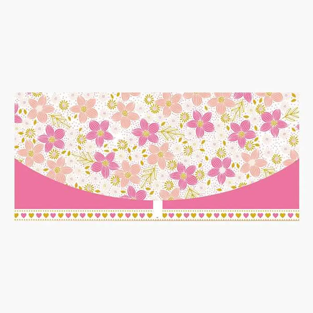 Pictura Tarjeta Money Cards - Tarjeta de Regalo Tipo Sobre - 21.3x9.6cm - Tematica de Flores - Embolsada Individualmente en Celofan - Incluido Sobre B 1