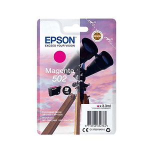 Epson 502 Magenta Cartucho de Tinta Original - C13T02V34010