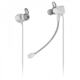 Mars Gaming MIHX Auriculares In-Ear - Tecnologia Dual Driver Haptic Sense - Sujecion Doble Silicona - Microfonos Anti-Ruido - Compatibilidad Universal