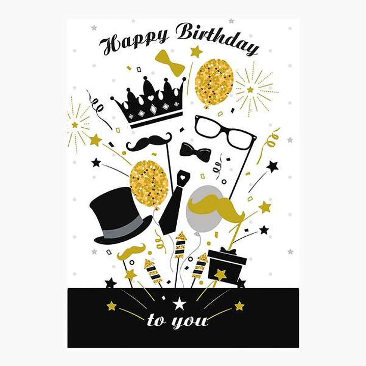 Pictura Tarjeta Zig-Zag - 15x22cm - Tematica Fiesta - Tarjeta Triptica sin Envoltorio - Incluye Sobre Blanco - Papel con Certificacion FSC 1