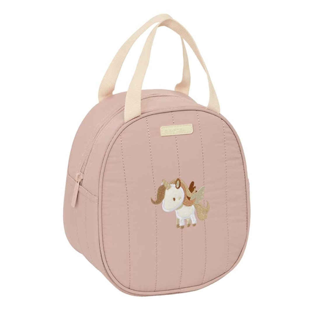 Safta Unicornio Neceser Termo de 5.85L - Interior Forrado en Aluminio - Asa Superior - 190x140x220mm - Color Rosa 1