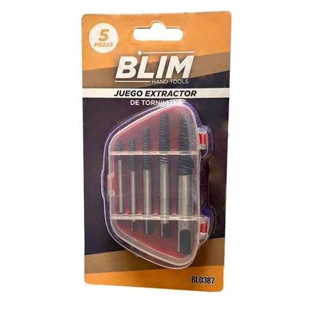 Blim Juego Extractor de Tornillos 5 Pcs 1