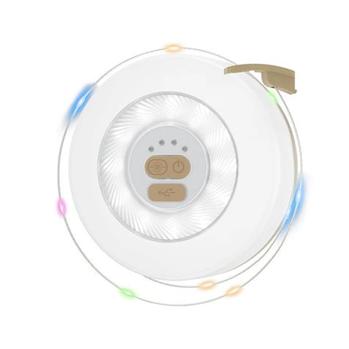 XO YH13 Guirnalda LED 10m + Linterna de Camping 360º - Color Blanco 1