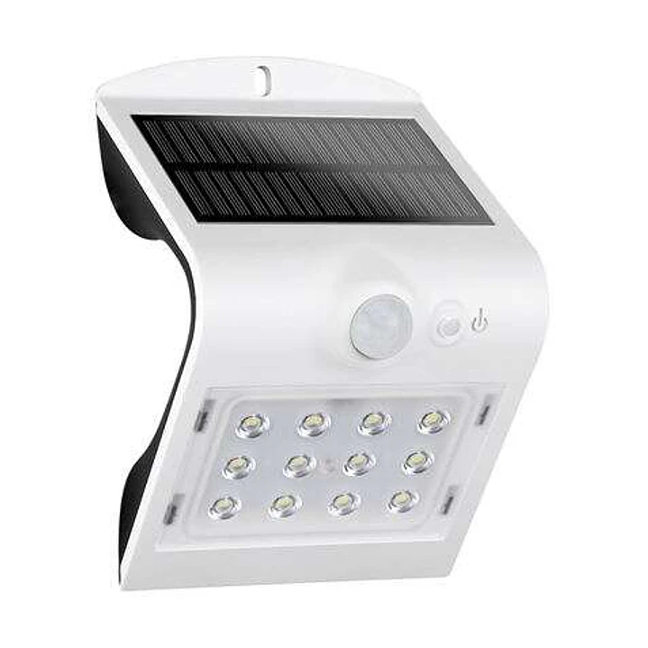 Elbat Aplique LED Solar - 1.5W - 220lm - Doble Iluminacion - Blanco 1