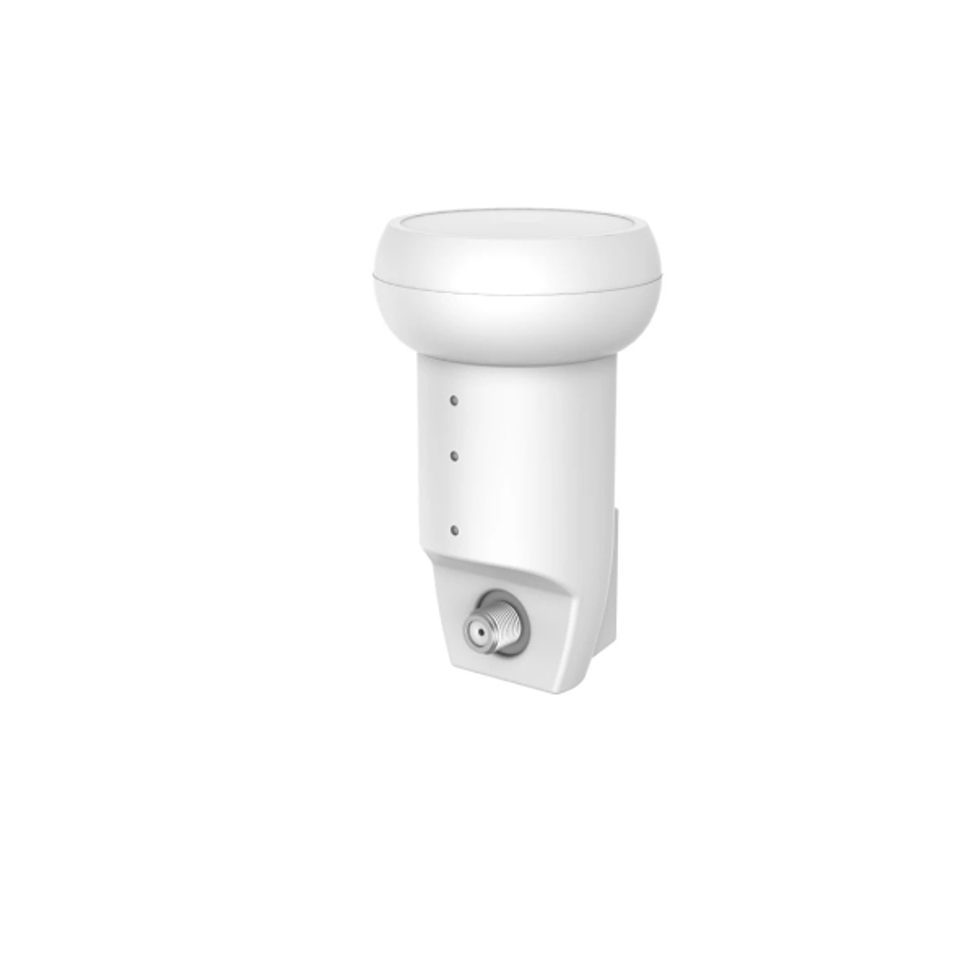 Hama Essential Receptor Lnb Satelital con 1 Salida - Salida Conector F - Factor de Ruido 0.3dB - Color Blanco 1