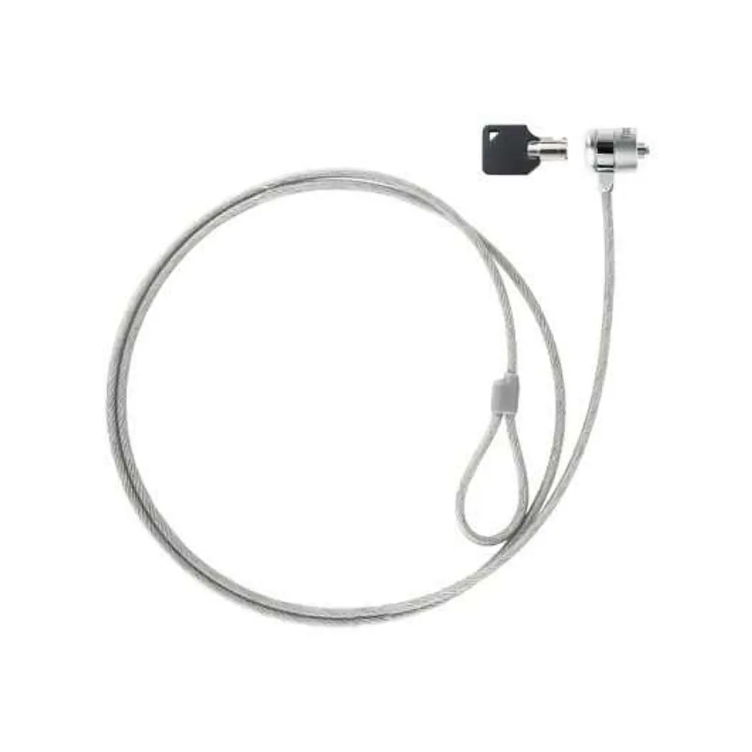 Tooq Cable de Seguridad Universal con Llave para Portatiles - Acero 4.5mm - Longitud 1.50m 1