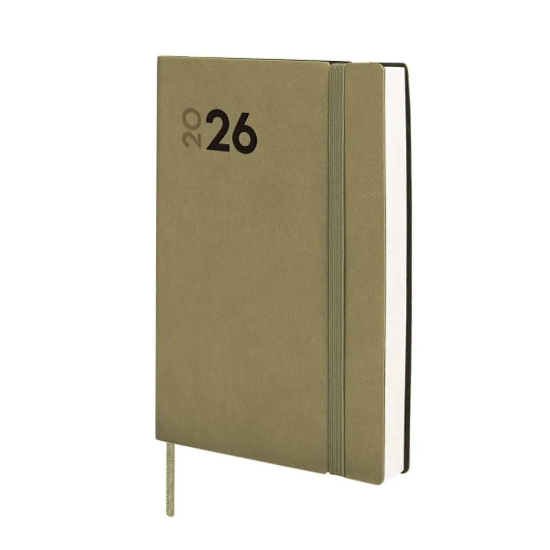 Finocam Dynamic Mara Agenda Profesional en Catalan - Anual 2026 - Tapa Blanda - Cierre con Goma Elastica - Formato Y4 - 124x22x174mm - 1 Dia por Pagin 1