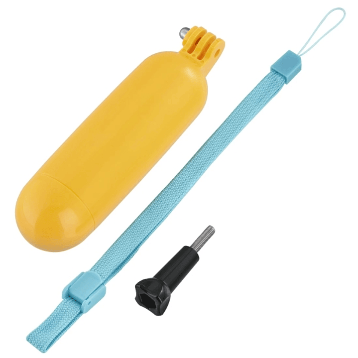Hama Mango Flotante para Camara Deportiva - Alta Visibilidad - Plastico - Rosca Estandar - Color Amarillo 1