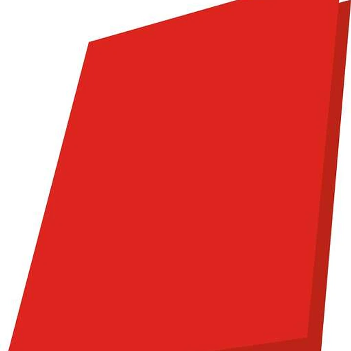 Mariola Pack de 50 Subcarpetas de Cartulina 180gr - Formato A4 - Ranura para Fastener - Color Rojo 1