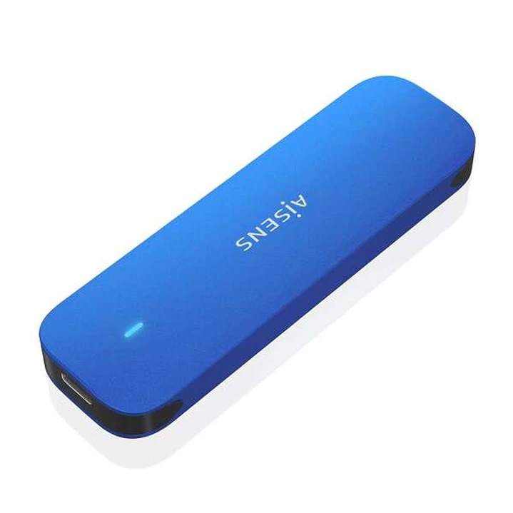 Aisens Caja Externa M.2 (NGFF) ASM2-026Blu NVMe a USB3.2 GEN2 - Color Azul 1