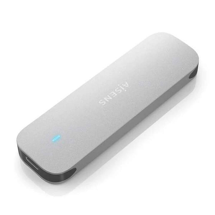 Aisens Caja Externa M.2 (NGFF) ASM2-025Sl NVMe a USB3.2 GEN2 - Color Plata 1