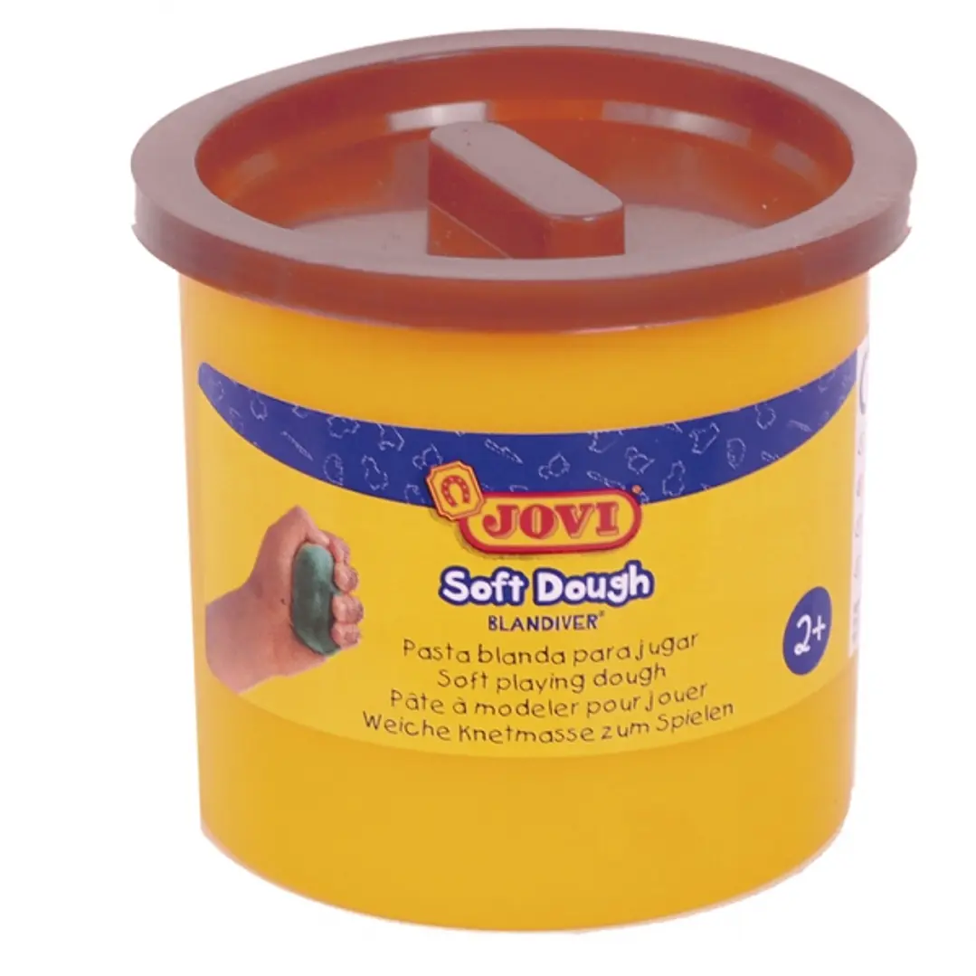 Jovi Soft Dough Blandiver Pack con 5 Botes de Pasta de Modelar 110gr - Blanda y Flexible - Facil de Amasar y Moldear - Ideal para Iniciacion al Modela 1