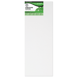 Daler Rowney Simply Bastidor Entelado - 30x80cm - Imprimacion Triple - Grano Medio - 100% Algodon sin Acido - 250g - Color Blanco