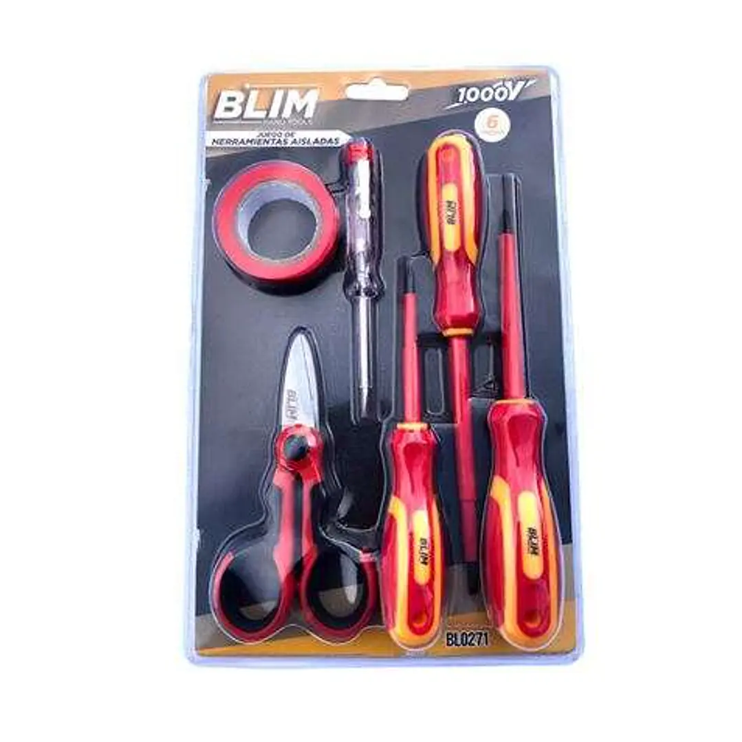Blim Juego 6 pcs Herramientas Aisladas 1000V 1