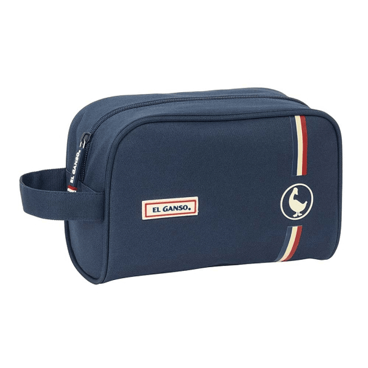 Safta el Ganso Eclipse Neceser de 3.6L - Cremallera - Asa Lateral - Interior Forrado - Organizadores Interiores - 240x100x150mm - Color Azul Marino 1