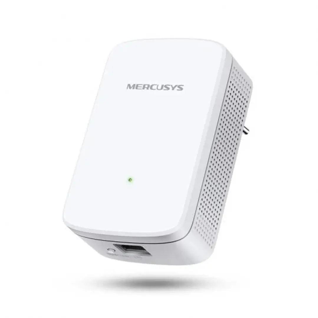 Mercusys Repetidor Extensor de Red WiFi - Hasta 300Mbps - 1x RJ-45, Boton WPS 1