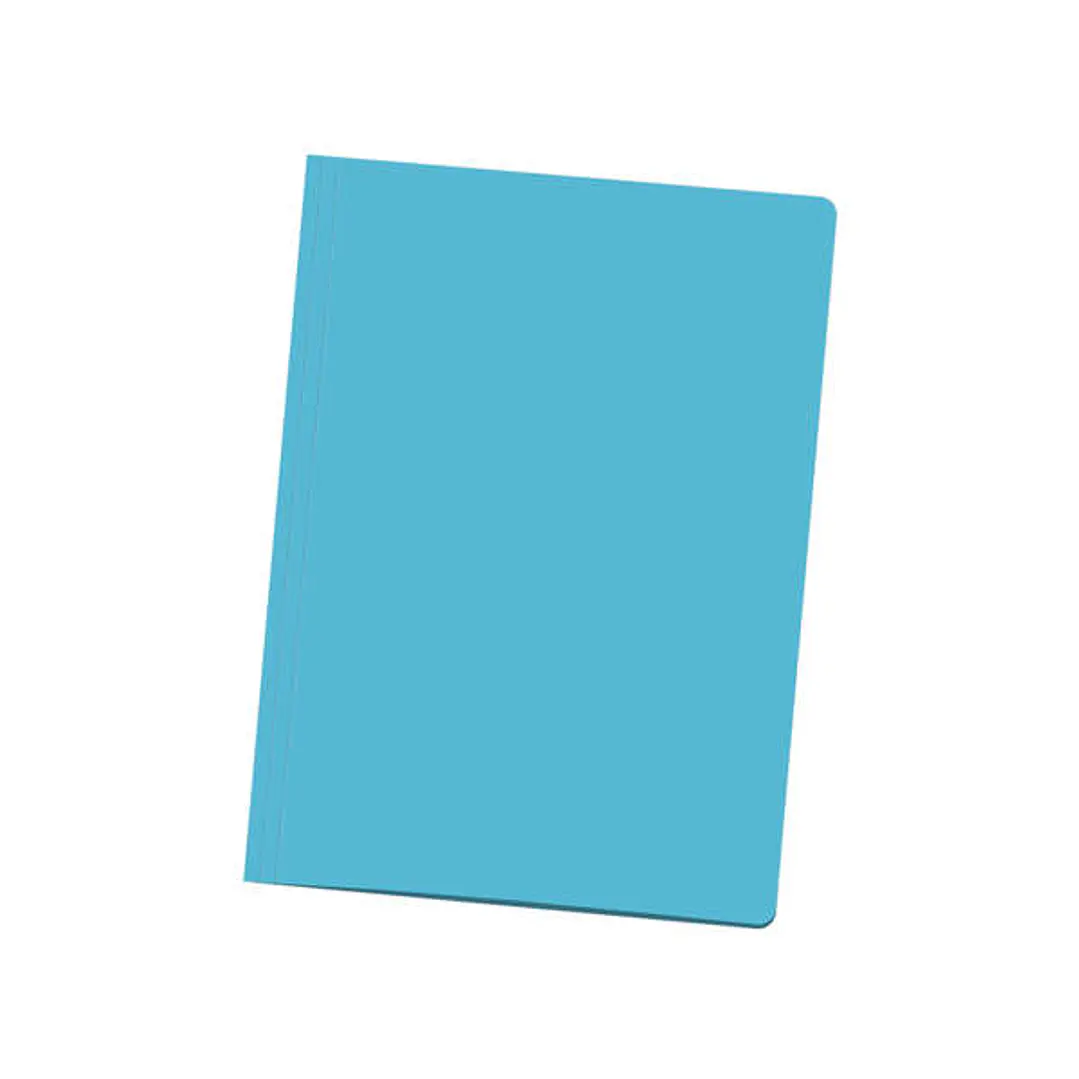 Dohe Pack de 50 Subcarpetas de Cartulina de 180gr - Con Ranura para Fastener - Resistente y Duradera - Ideal para Organizar Documentos - Color Azul Cl 1