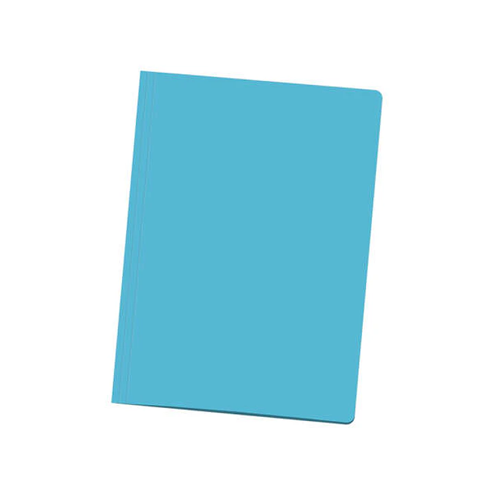Dohe Pack de 50 Subcarpetas de Cartulina de 180gr - Con Ranura para Fastener - Resistente y Duradera - Ideal para Organizar Documentos - Color Azul Cl 1