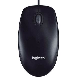 Logitech M90 Raton USB 1000dpi - 3 Botones - Uso Ambidiestro - Color Negro