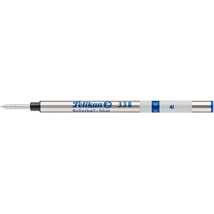 Pelikan Recambio Roller 338 M - Universal - para Boligrafo 338 - Facil de Cambiar - Color Azul