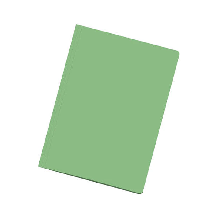 Dohe Pack de 50 Subcarpetas de Cartulina de 180gr A4 - Con Ranura para Fastener - Resistente y Duradera - Ideal para Organizar Documentos - Color Verd 1