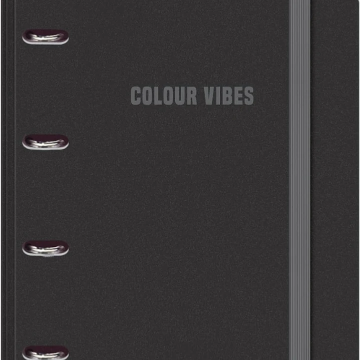 Dohe Colour Vibes Polyfoam Carpeta de 4 Anillas Mixtas de 35mm A4 Recambio 100 Hojas Cuadricula 5mm - Cubierta de Polyfoam 2mm - Cierre con Goma - Inc 1