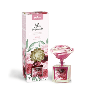 Prady Ambientador Flor Perfumada Rosas - Frasco de Cristal 90ml