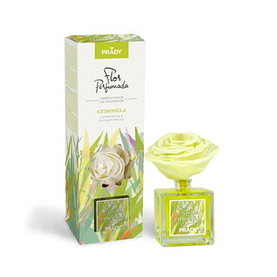 Prady Ambientador Flor Perfumada Citronela - Frasco de Cristal 90ml