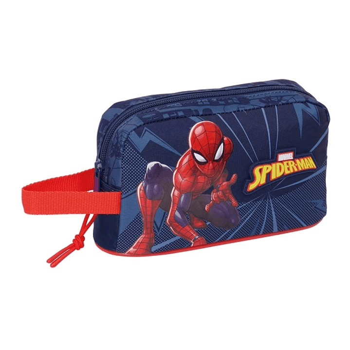 Safta Spider-Man Portadesayunos Termico de 1.7L - Interior Forrado en Aluminio - 215x65x120mm - Color Azul Marino 1