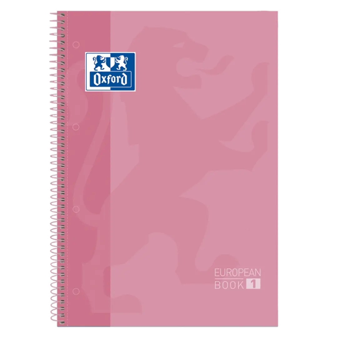 Oxford School Classic A4+ Europeanbook - Tapa Extradura - 80 Hojas - Color Rosa Chicle 1