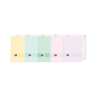 Oxford Live&Go Europeanbook 1 Tapa de Plastico A4+ 5x5 - 80 Hojas - Colores Surtidos