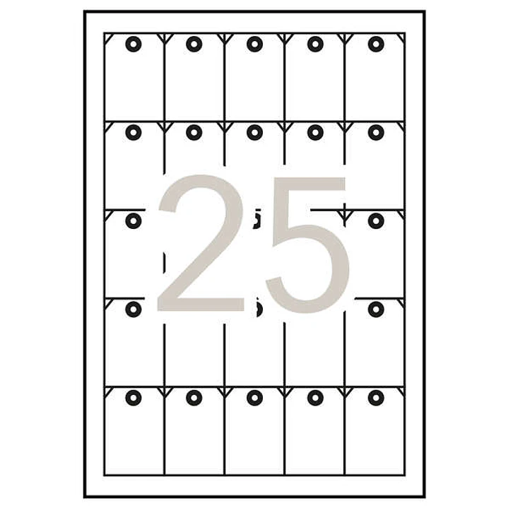 Apli Etiquetas Colgantes Imprimibles 36 x 53mm 10 Hojas 1