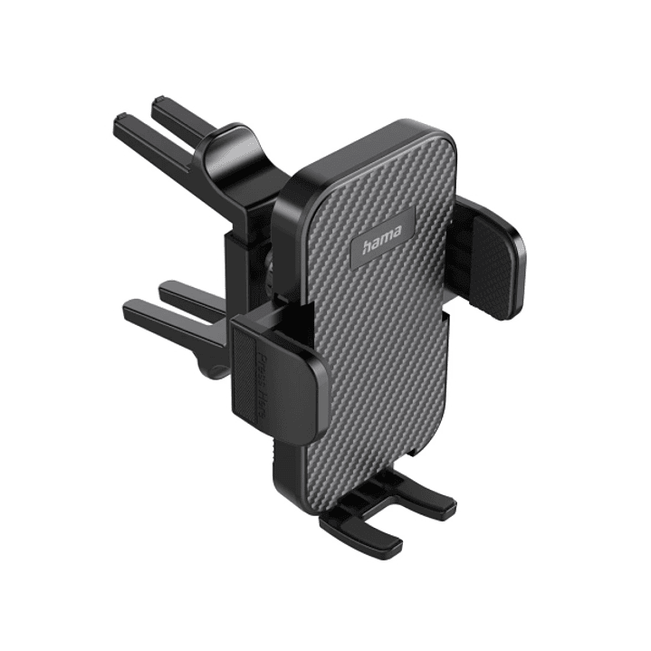 Hama Soporte de Coche para Smartphone - Pinza para Rejilla - Peso Max 230g - Universal - Color Negro 1