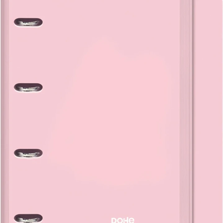 Dohe Serenity Polyfoam Carpeta de 4 Anillas Mixtas de 35mm A4 Recambio 100 Hojas Cuadricula 5mm - Cubierta de Polyfoam 2mm - Cierre con Goma - Incluye 1