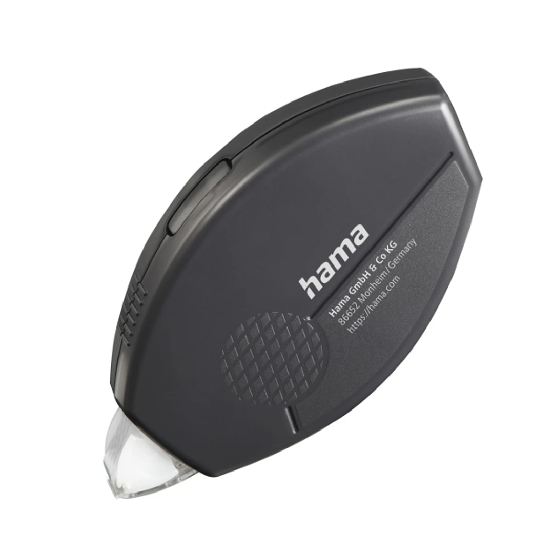 Hama Rollo Dispensador de Adhesivo de 12m - Adhesion Permanente - Manualidades y Fotografia - Color Negro 1