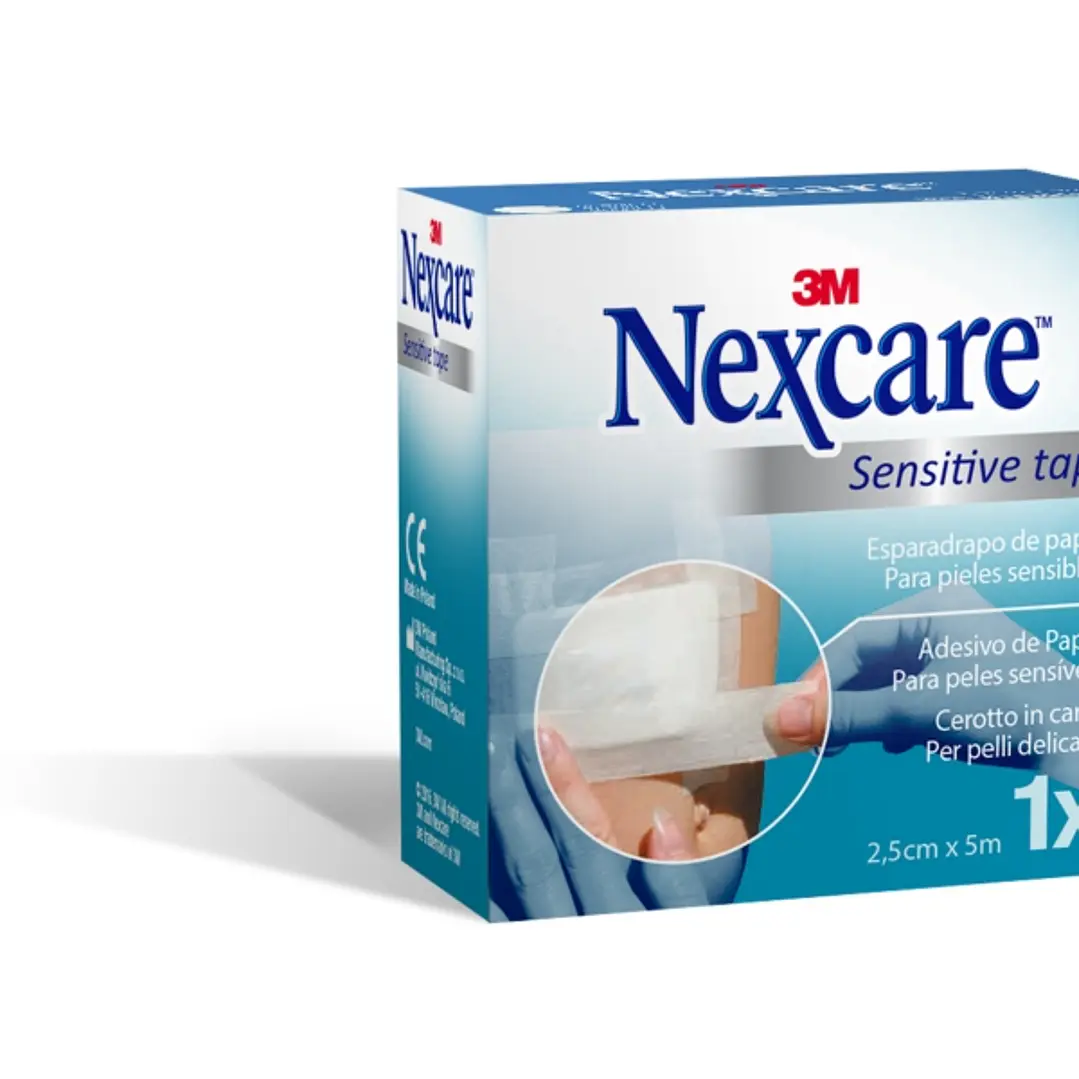 Nexcare Sensitive Esparadrapo - 25mm x 5m - Color Blanco 1