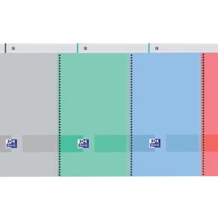 Oxford & You Europeanbook A4+ Tapa Extradura - 1 Linea Horizontal - 80 Hojas - Colores Surtidos 1
