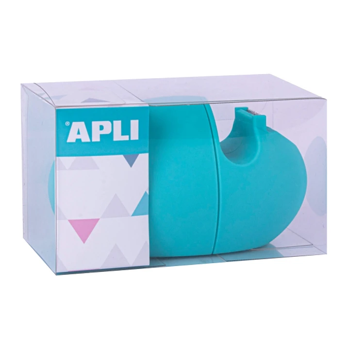 Apli Nordik Collection Dispensador de Cinta Adhesiva para Rollos 19mmx33m - Textura Suave y Tacto Agradable - Colores Aleatorios Surtidos 1