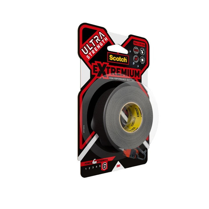 Scotch Extremium Cinta Adhesiva Americana - 24mm x 10m - Color Negro 1