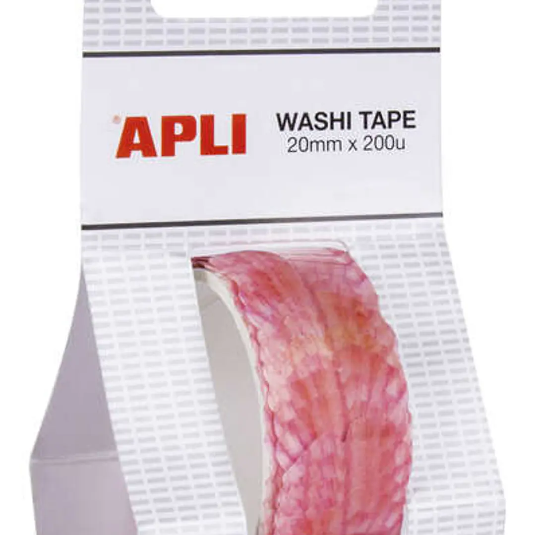 Apli Washi Tape Petalos Precortados - Tamaño 20mmx2m - 200 Petalos Rosados - Adhesivo de Alta Calidad - Ideal para Manualidades y Decoracion de Objeto 1