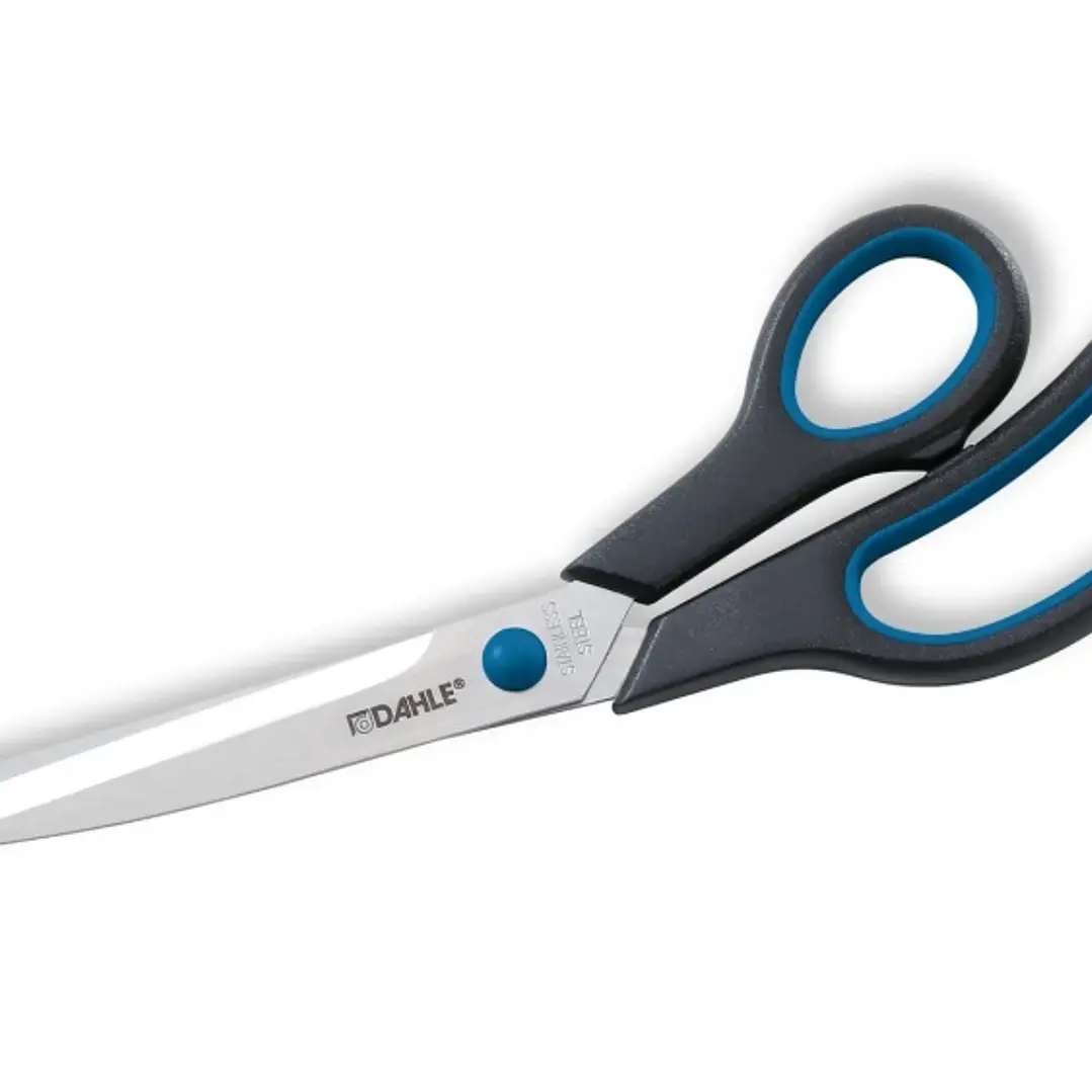Dahle 54410 Office Comfort-Grip Tijeras de Acero Templado 25cm - Hojas Afiladas - Mangos Revestidos de Goma 1