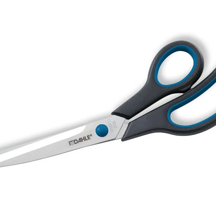 Dahle 54410 Office Comfort-Grip Tijeras de Acero Templado 25cm - Hojas Afiladas - Mangos Revestidos de Goma 1