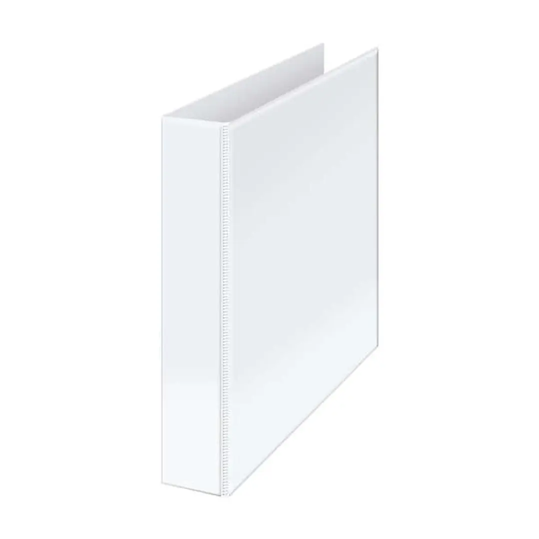 Dohe Carpeta Canguro Basic A4 - 2 Anillas Mixtas 40mm - Bolsa en Lomo y Portada - Carton Forrado - Color Blanco 1